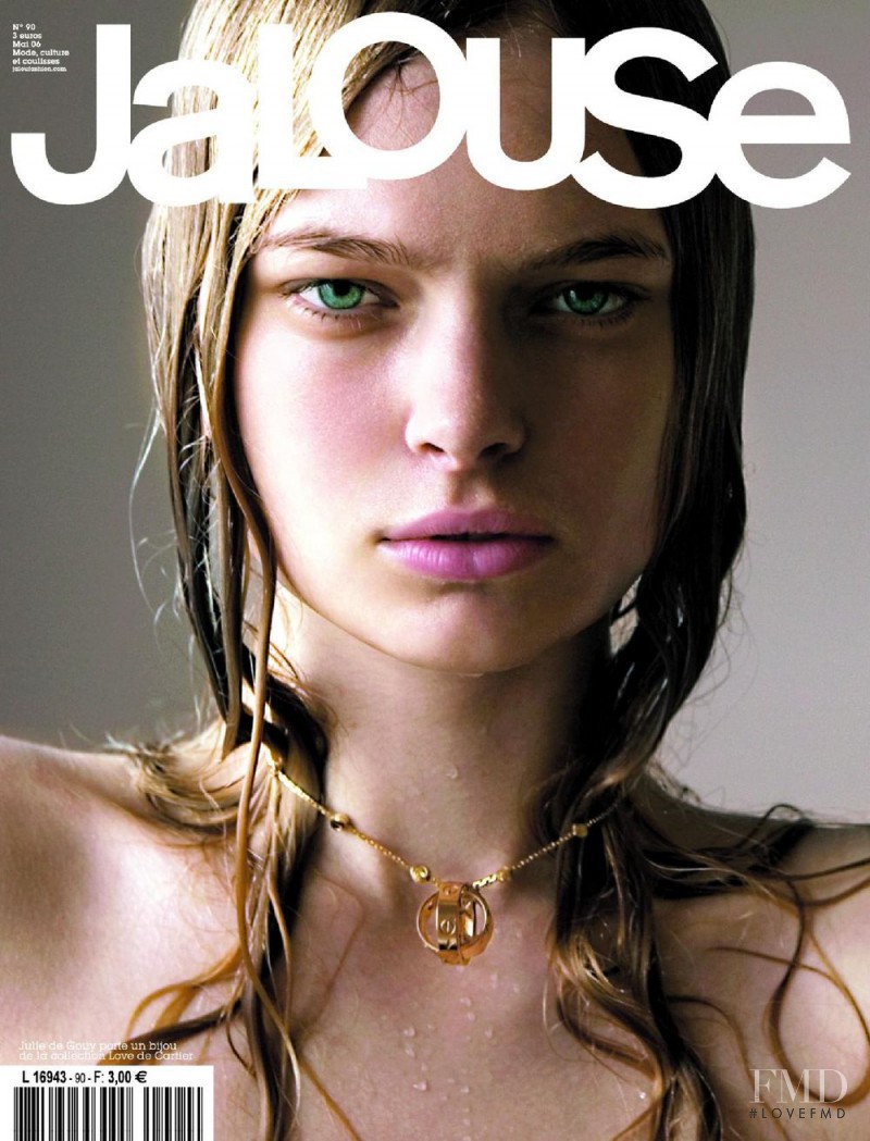 Julie de Gouy featured on the Jalouse cover from May 2006