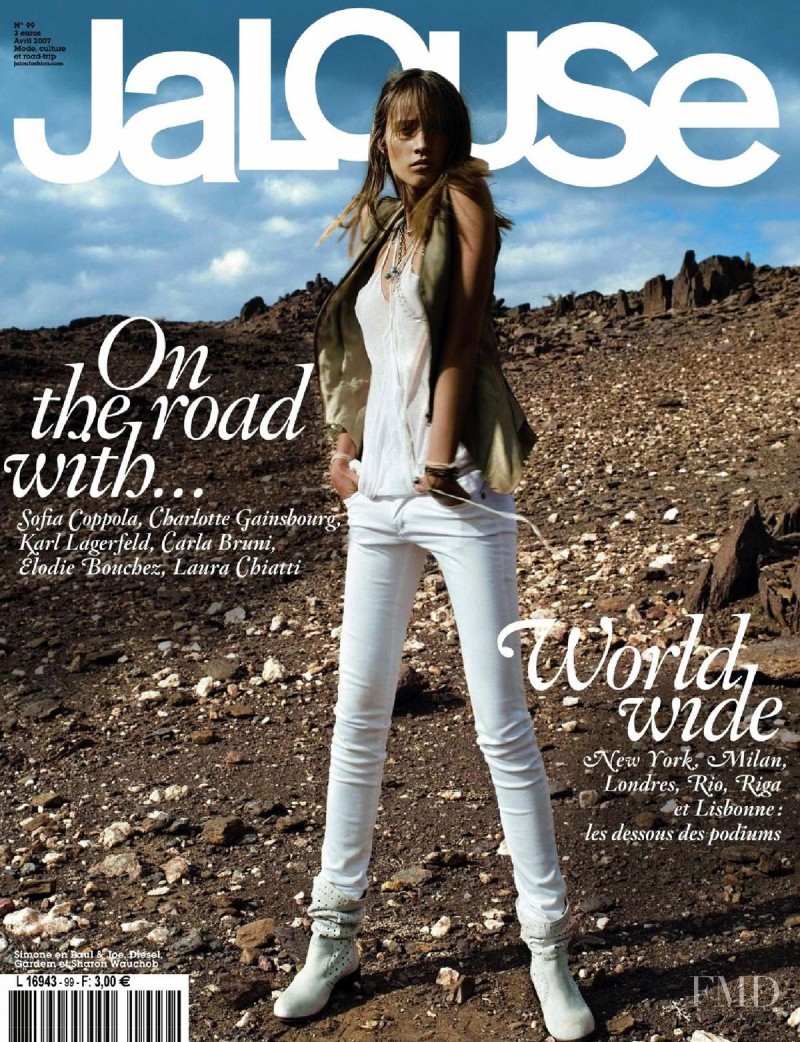 Simone van Werkhoven featured on the Jalouse cover from April 2007