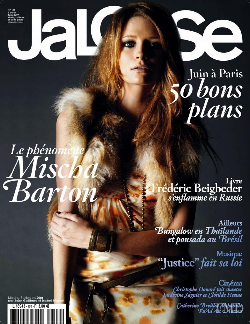 Mischa Barton featured on the Jalouse cover from June 2007