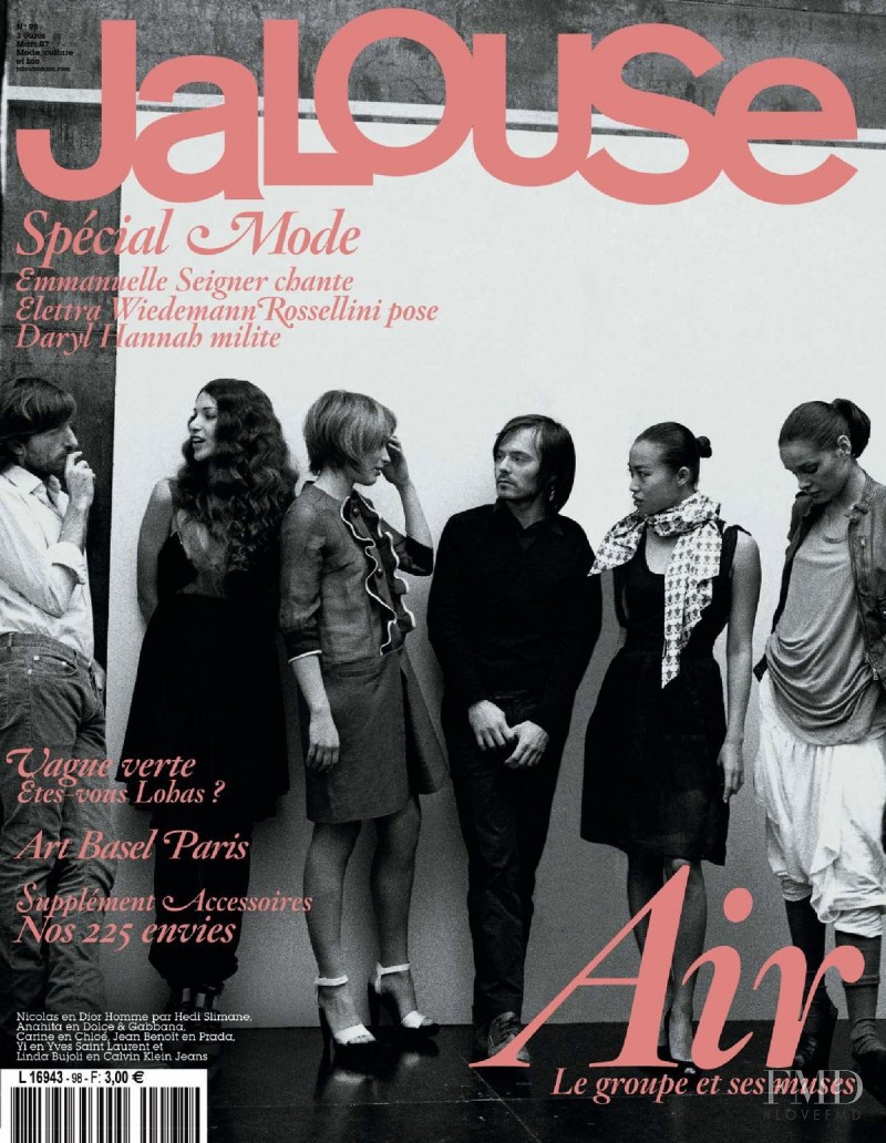  featured on the Jalouse cover from March 2007