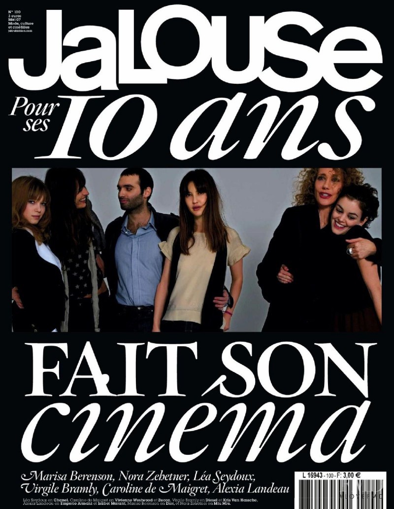 Marisa Berenson, Nora Zehetner, Léa Seydoux, Virgile Bramly, Alexia Landeau featured on the Jalouse cover from May 2007