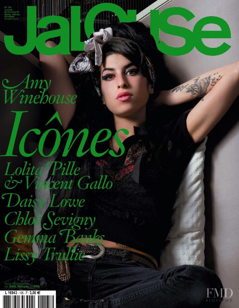 Amy Winehouse featured on the Jalouse cover from November 2007