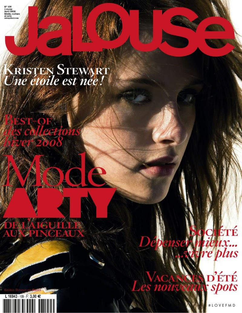 Kristen Stewart  featured on the Jalouse cover from April 2008