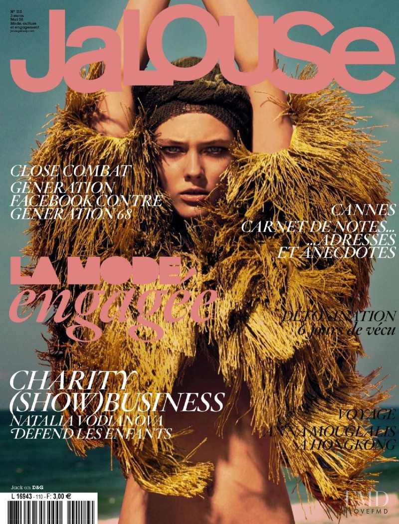 Monika Jagaciak featured on the Jalouse cover from May 2008