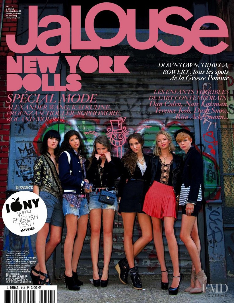 Lizzy McChesney featured on the Jalouse cover from September 2008