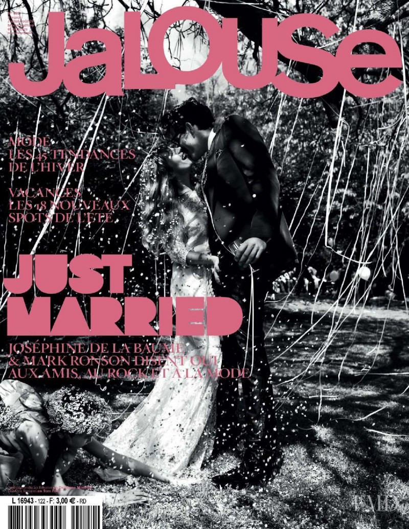 Joséphine de La Baume, Mark Ronson featured on the Jalouse cover from July 2009