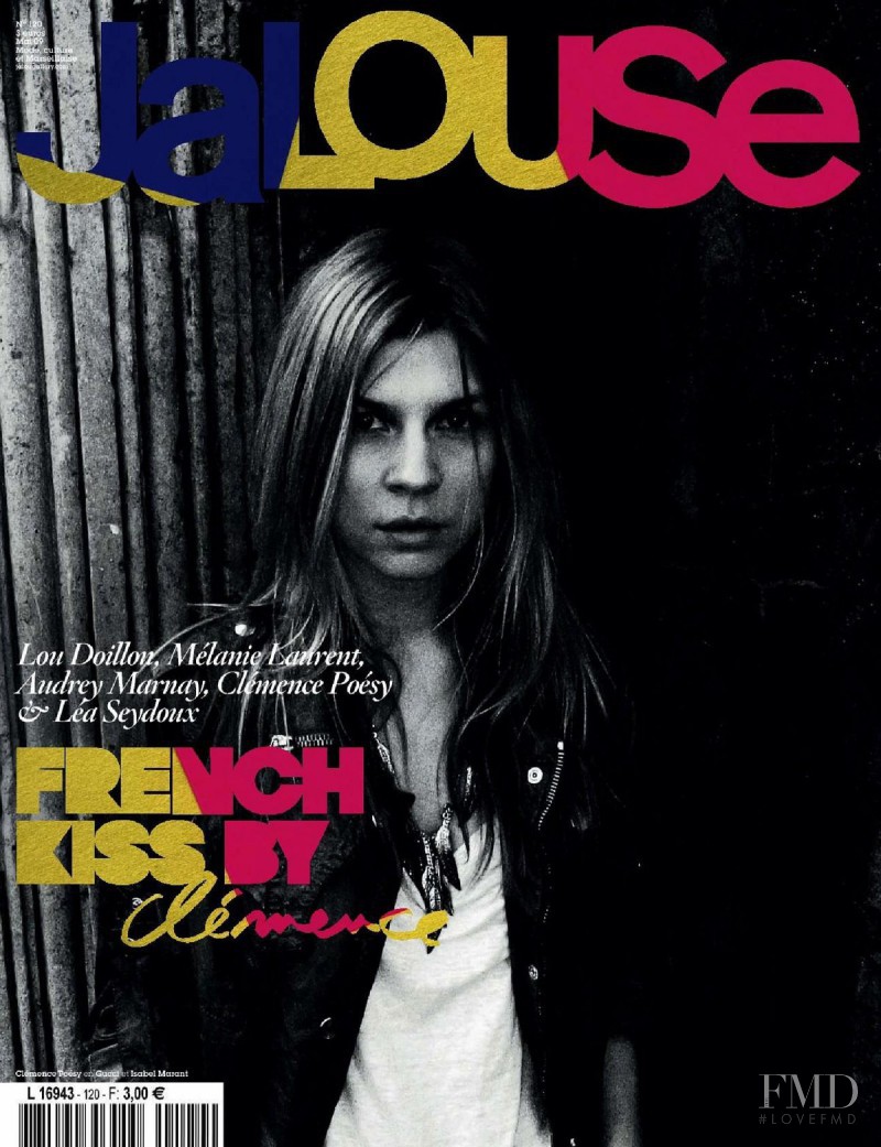 Clémence Poésy featured on the Jalouse cover from May 2009