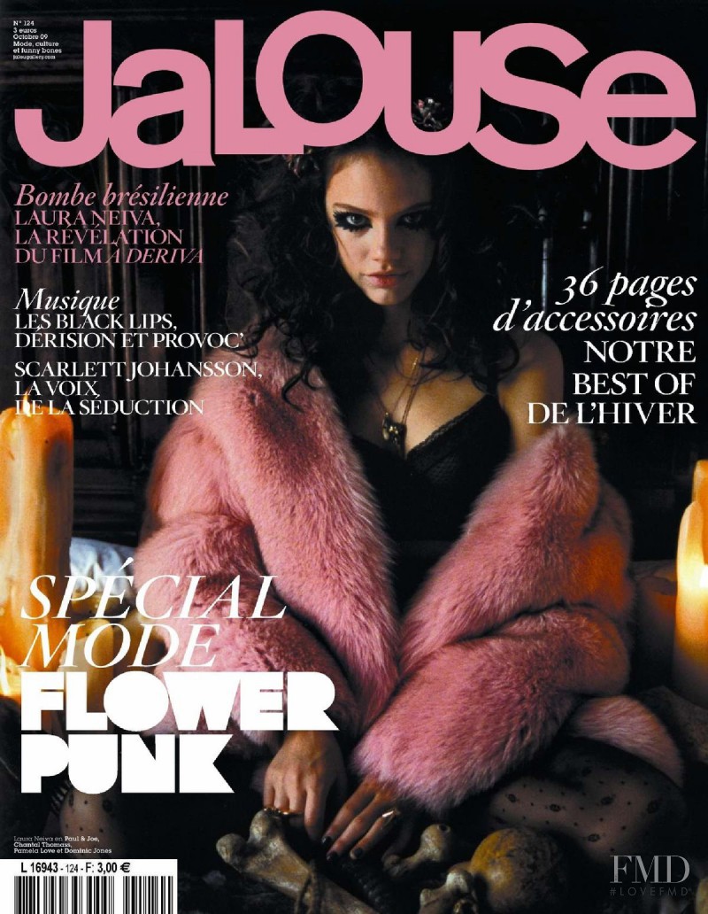 Laura Neiva featured on the Jalouse cover from October 2009