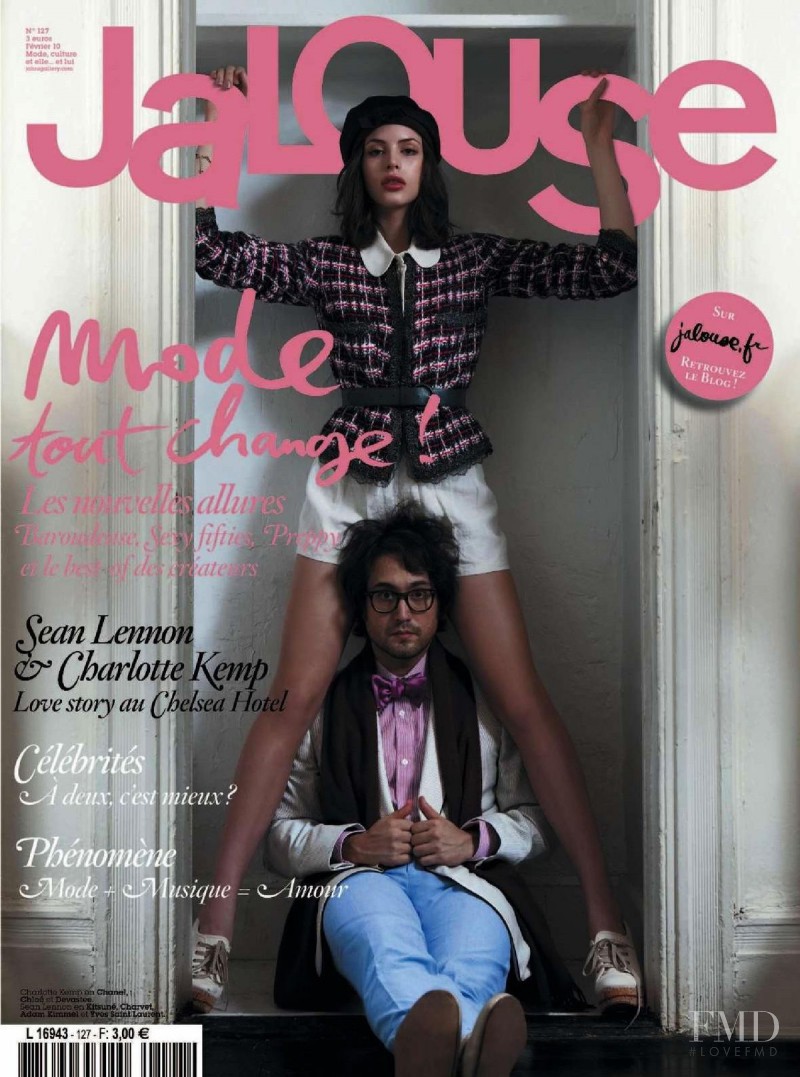 Kemp Muhl featured on the Jalouse cover from February 2010