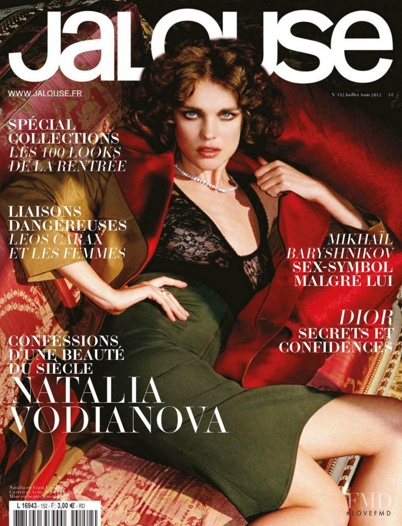 Natalia Vodianova featured on the Jalouse cover from July 2012