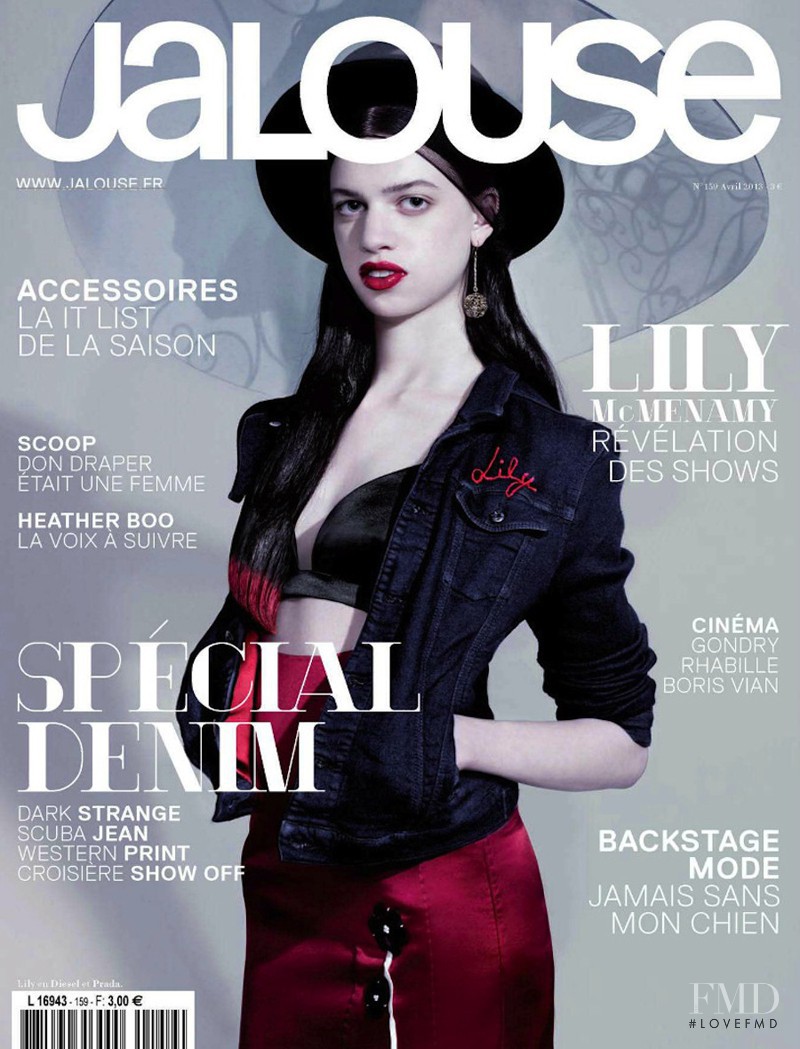 Lily McMenamy featured on the Jalouse cover from April 2013
