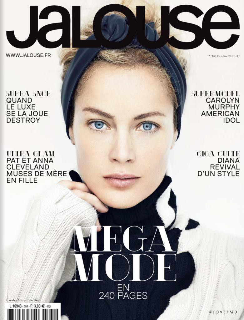 Carolyn Murphy featured on the Jalouse cover from October 2013