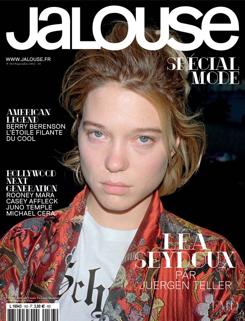 Léa Seydoux featured on the Jalouse cover from September 2013