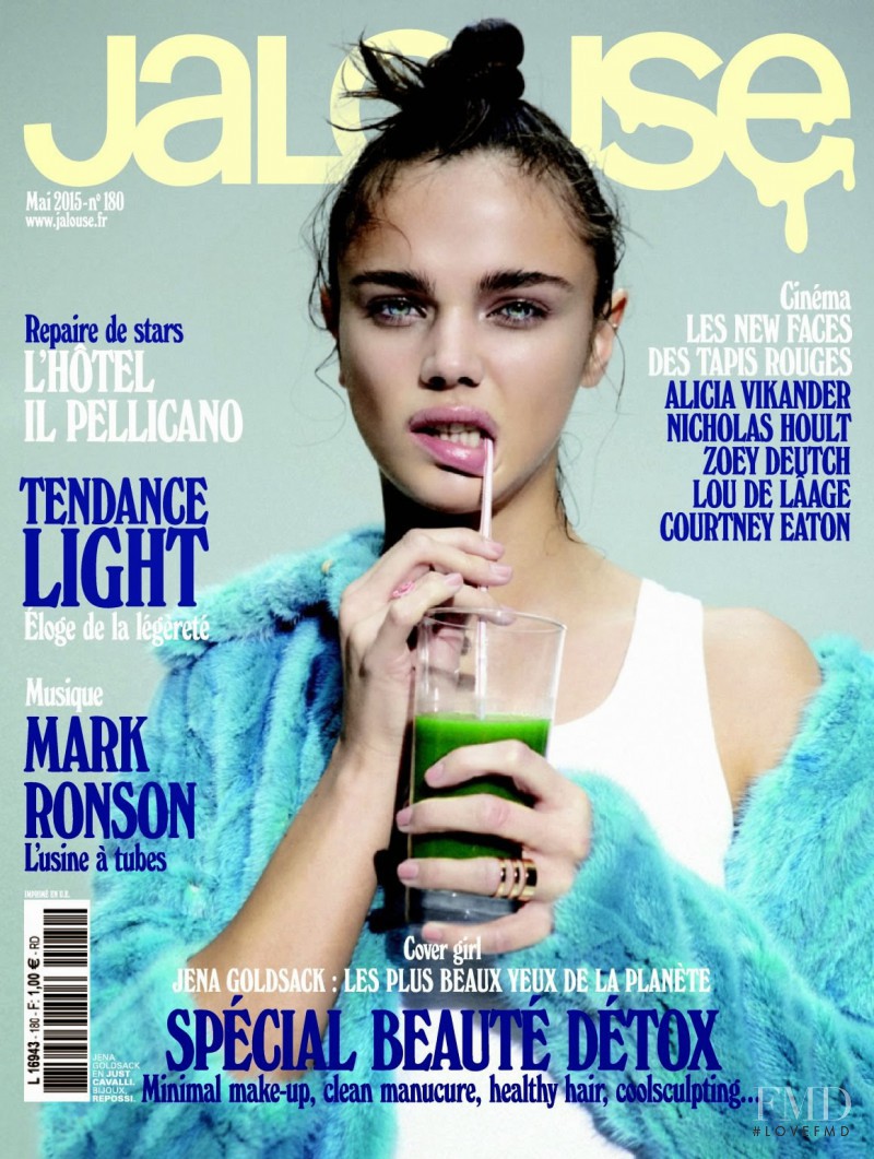 Jena Goldsack featured on the Jalouse cover from May 2015