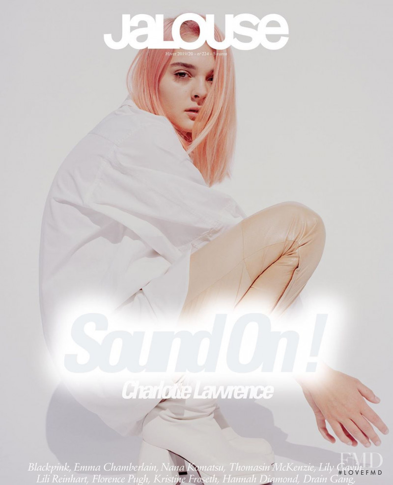 Charlotte Lawrence featured on the Jalouse cover from December 2019