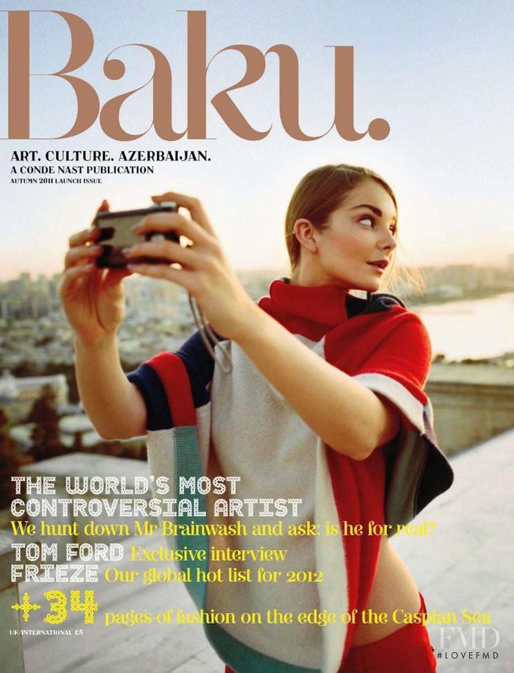Eniko Mihalik featured on the Baku cover from September 2011