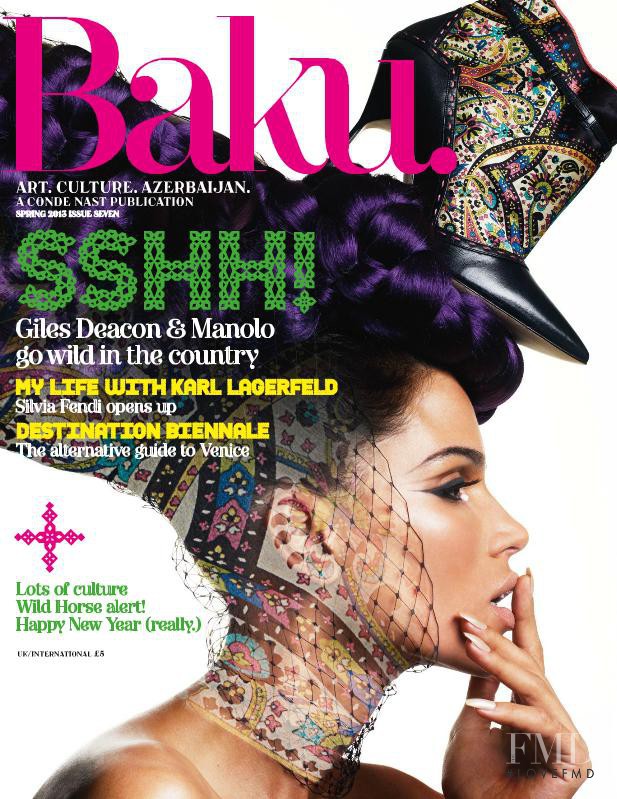Raica Oliveira featured on the Baku cover from March 2013