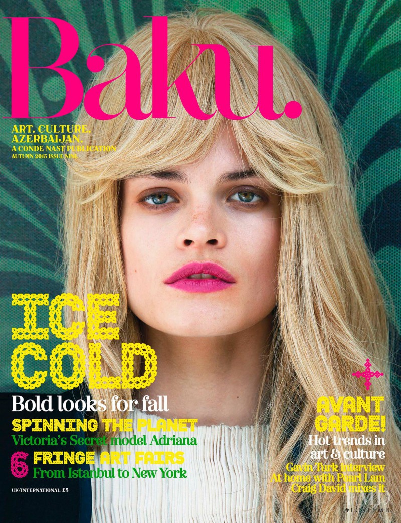Liah Cecchellero featured on the Baku cover from September 2013
