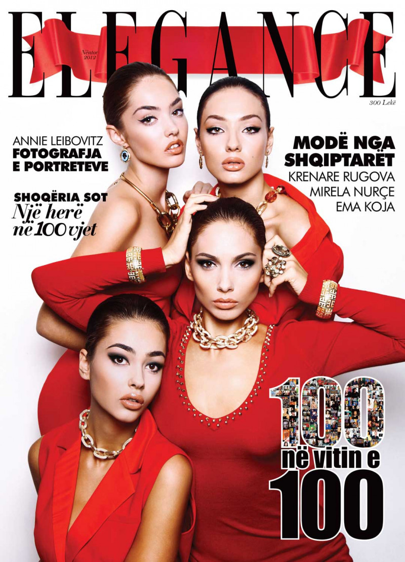  featured on the Elegance Albania cover from November 2012