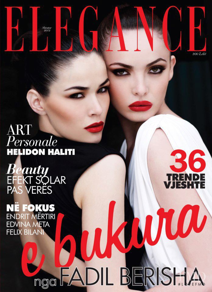 Mirjeta Shala featured on the Elegance Albania cover from September 2012