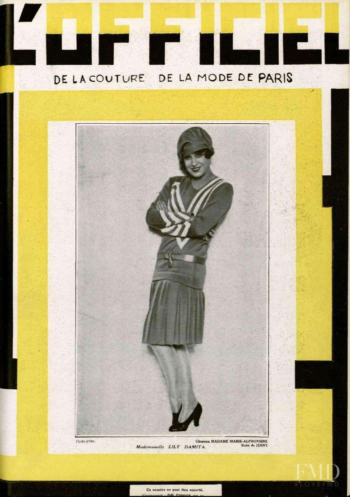  featured on the L\'Officiel France cover from June 1928