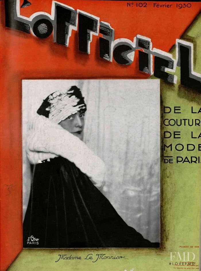  featured on the L\'Officiel France cover from February 1930