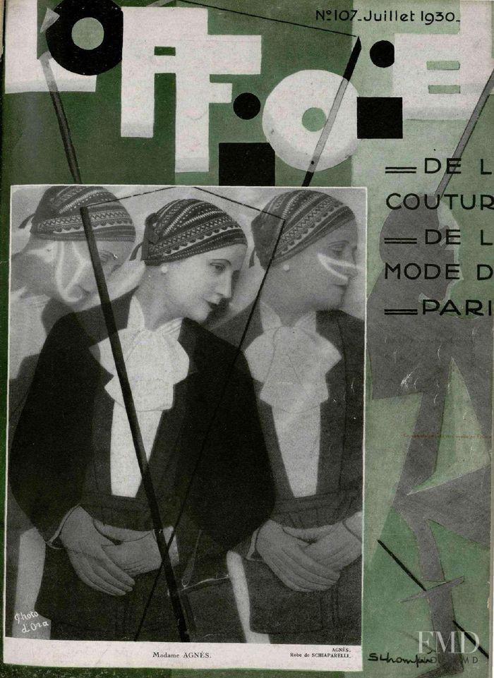  featured on the L\'Officiel France cover from July 1930