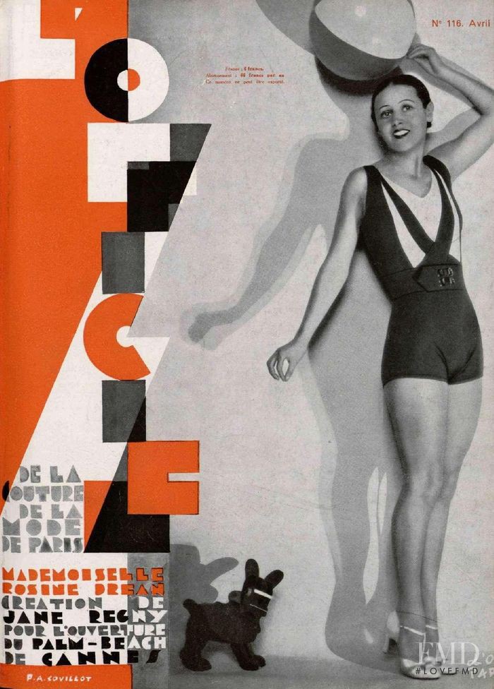  featured on the L\'Officiel France cover from April 1931