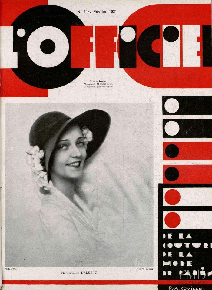  featured on the L\'Officiel France cover from February 1931