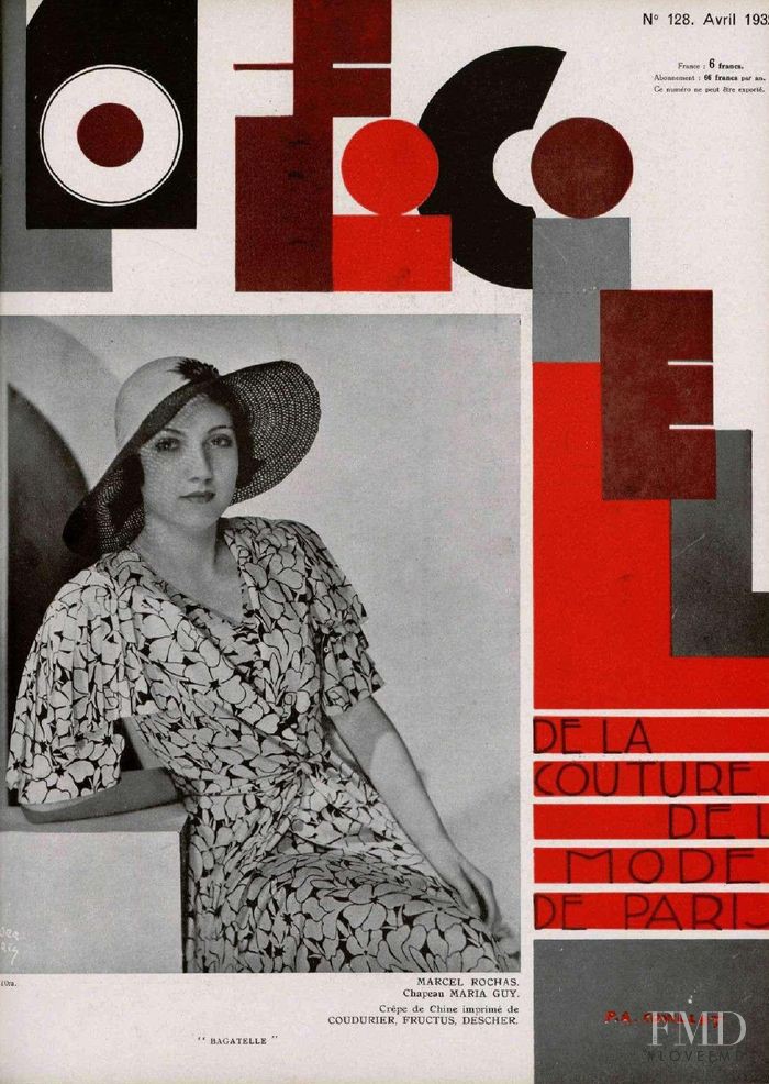  featured on the L\'Officiel France cover from April 1932