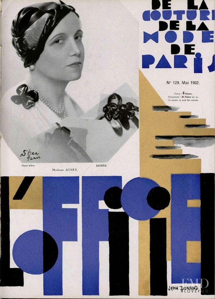  featured on the L\'Officiel France cover from May 1932