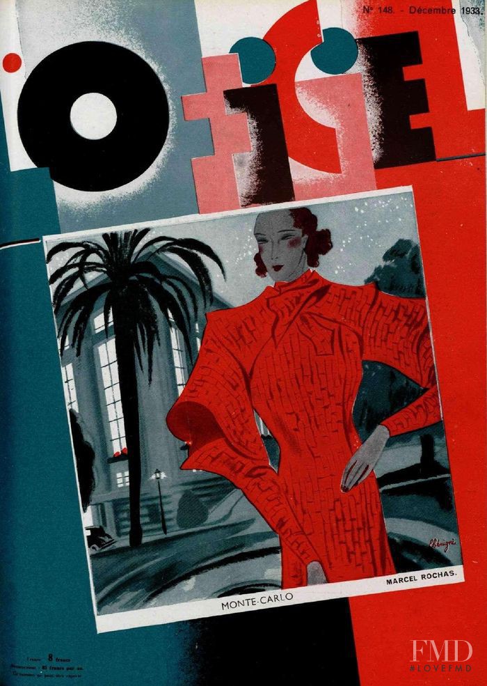  featured on the L\'Officiel France cover from December 1933