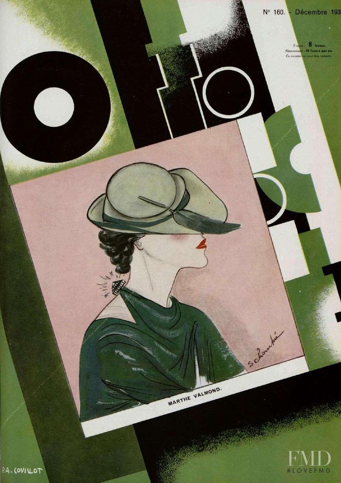  featured on the L\'Officiel France cover from December 1934