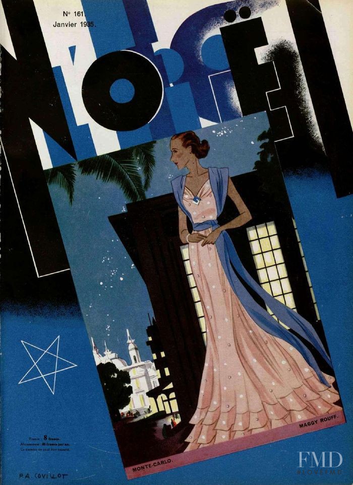  featured on the L\'Officiel France cover from January 1935