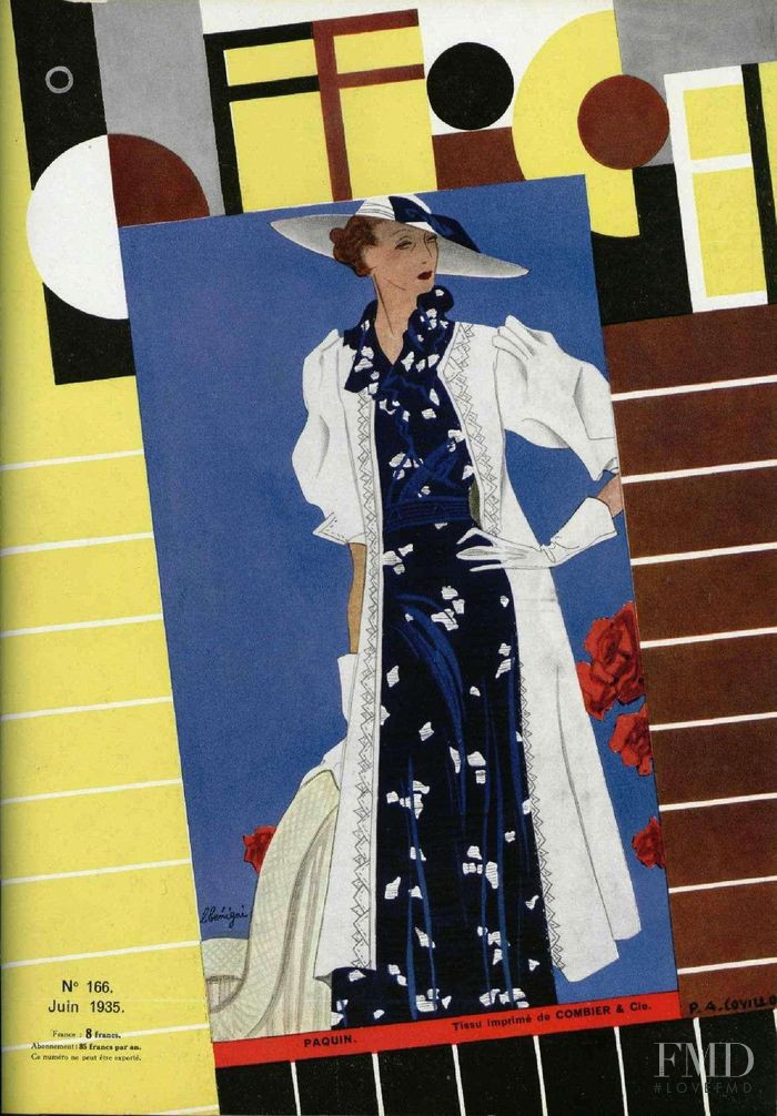  featured on the L\'Officiel France cover from June 1935