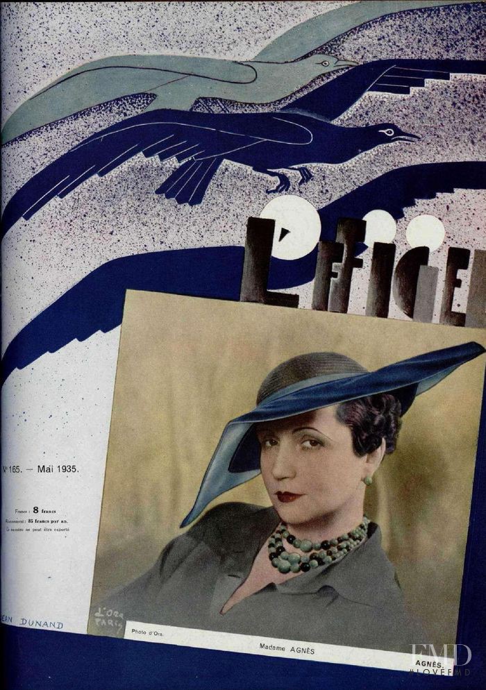 featured on the L\'Officiel France cover from May 1935