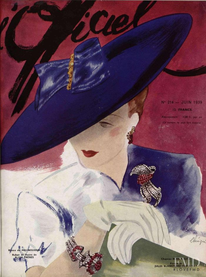  featured on the L\'Officiel France cover from June 1939