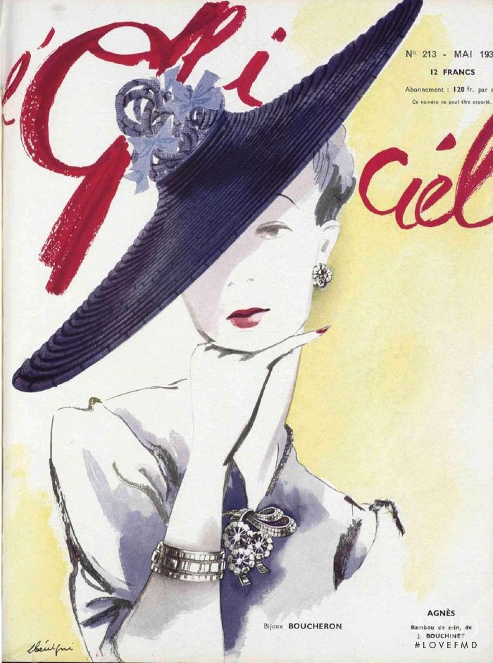  featured on the L\'Officiel France cover from May 1939
