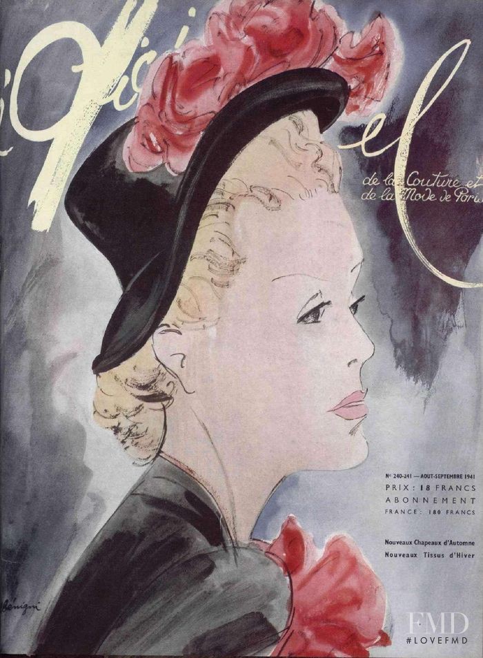  featured on the L\'Officiel France cover from August 1941