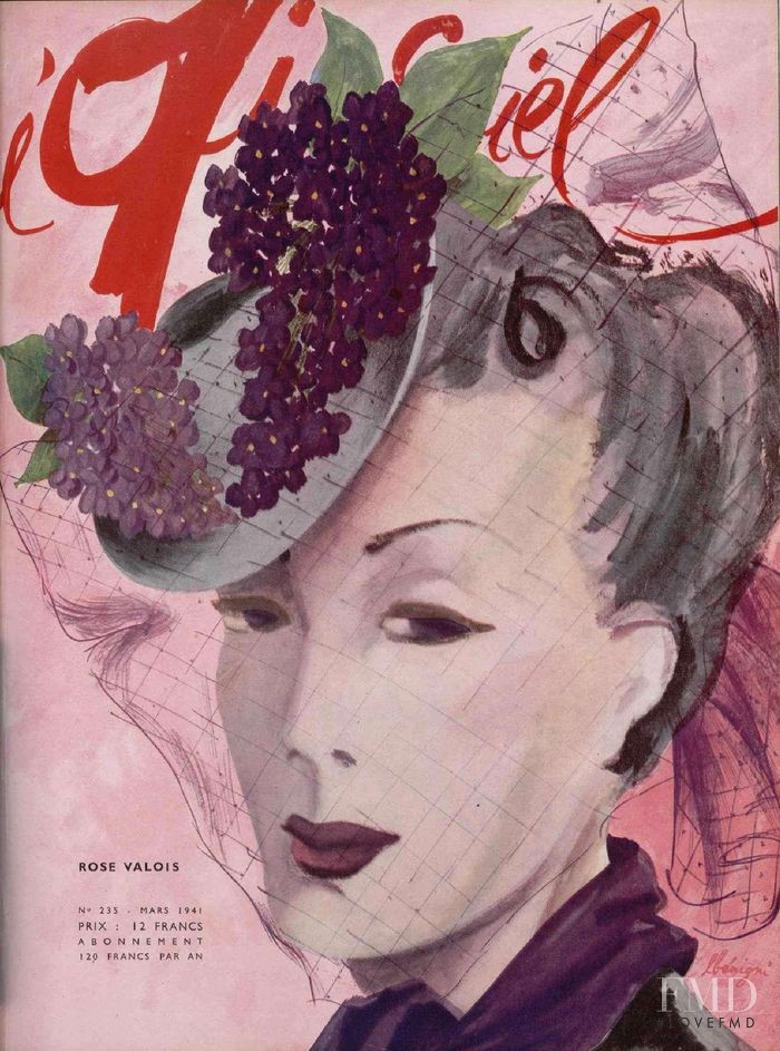  featured on the L\'Officiel France cover from March 1941