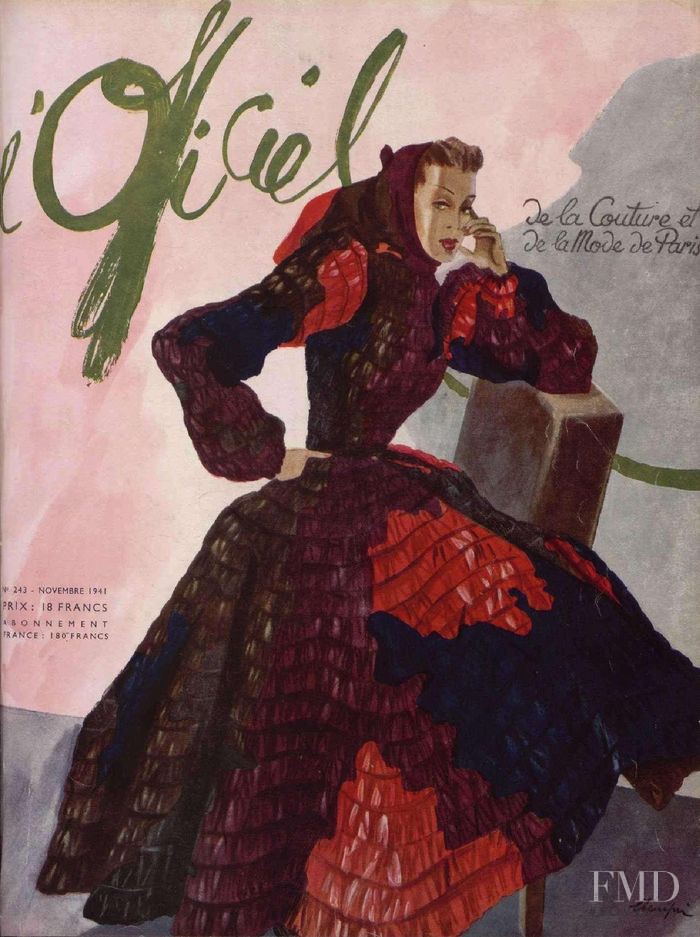  featured on the L\'Officiel France cover from November 1941