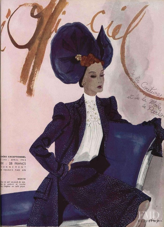  featured on the L\'Officiel France cover from April 1942
