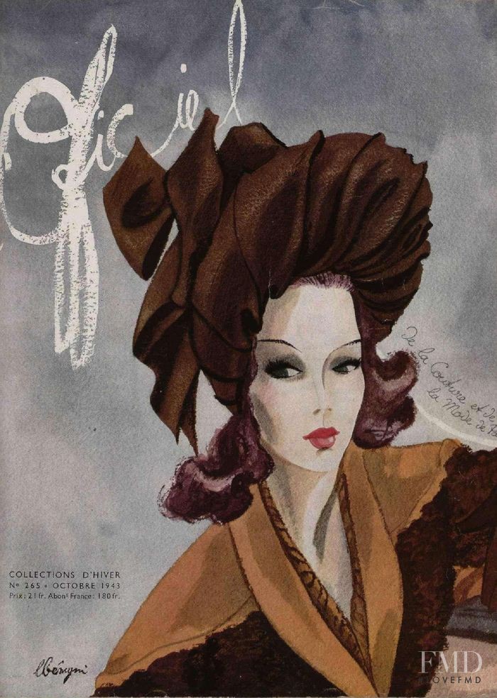  featured on the L\'Officiel France cover from October 1943