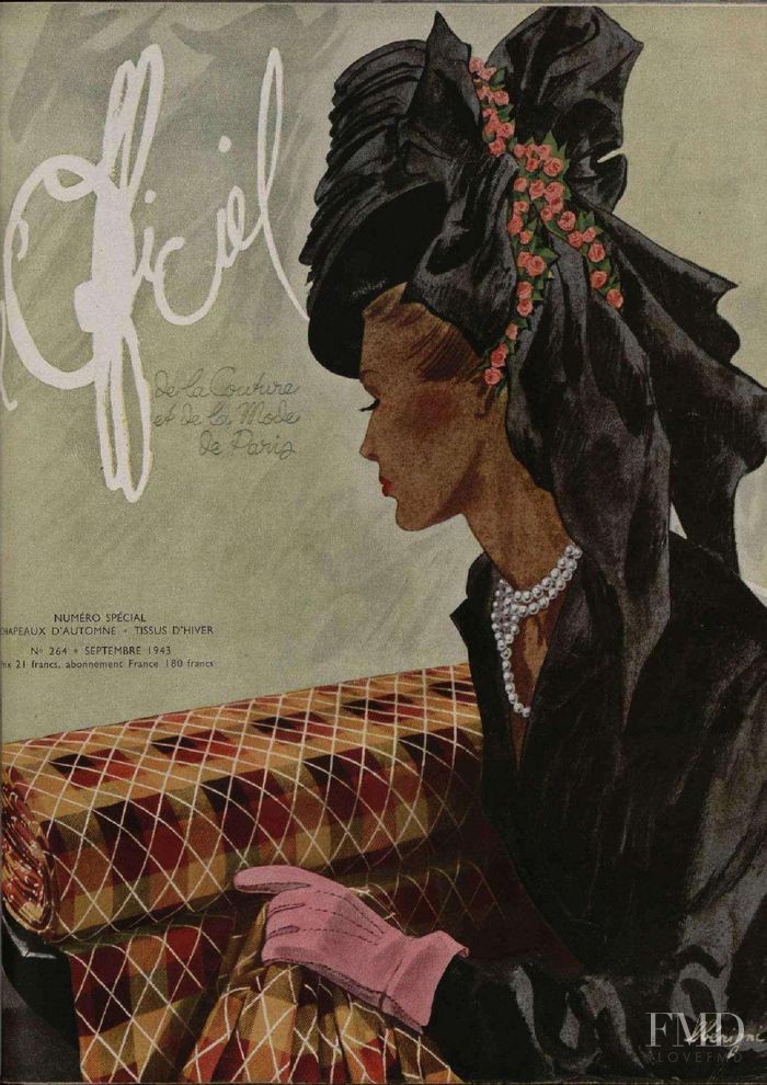  featured on the L\'Officiel France cover from September 1943