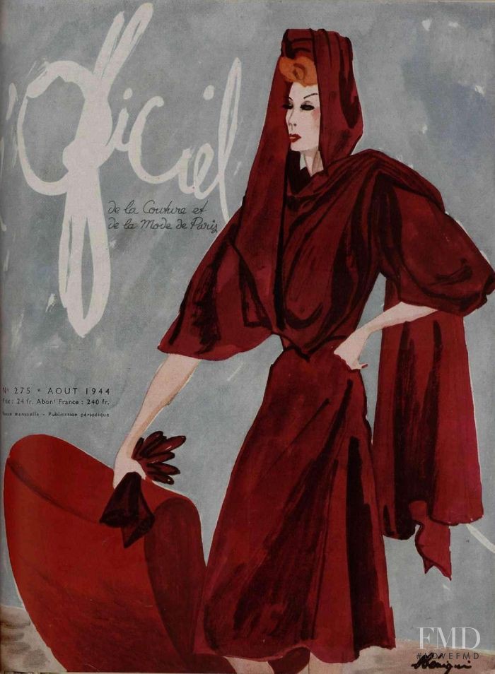  featured on the L\'Officiel France cover from August 1944