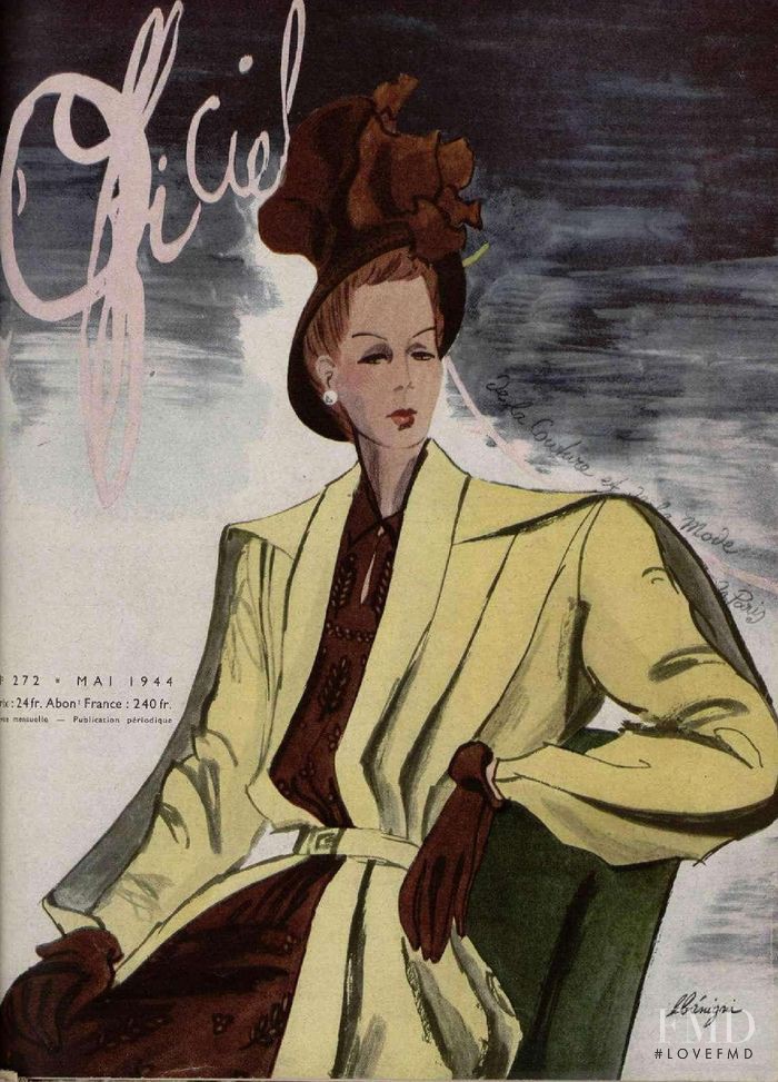  featured on the L\'Officiel France cover from May 1944