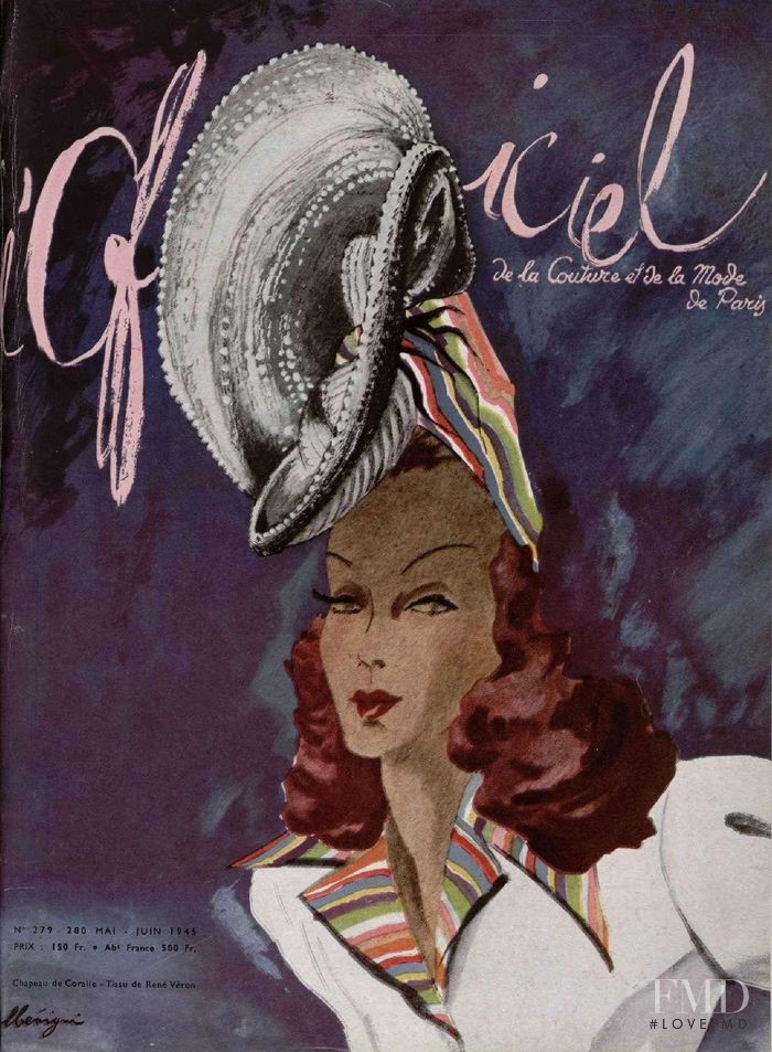  featured on the L\'Officiel France cover from May 1945