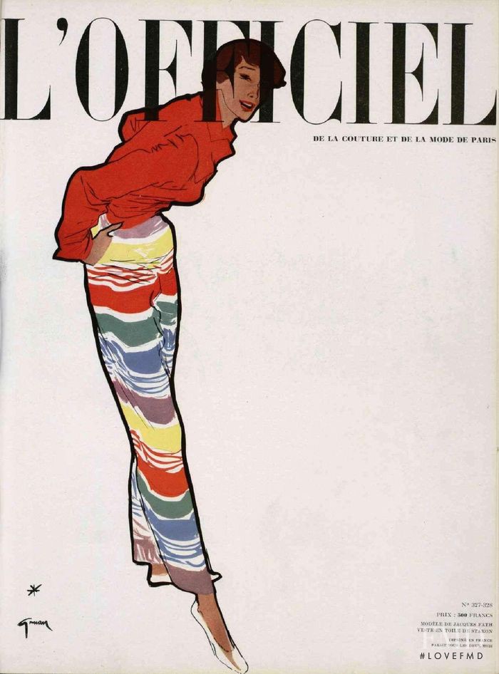  featured on the L\'Officiel France cover from May 1949