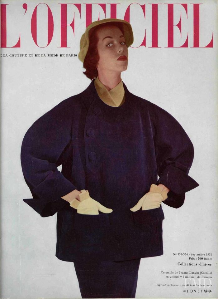  featured on the L\'Officiel France cover from September 1951