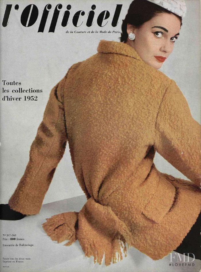  featured on the L\'Officiel France cover from October 1952